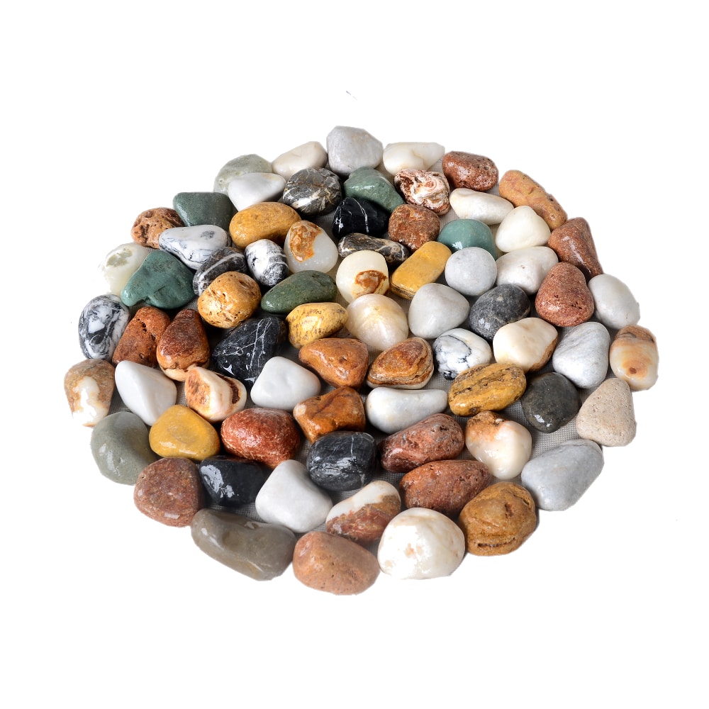 سنگ رودخانه ای رنگی