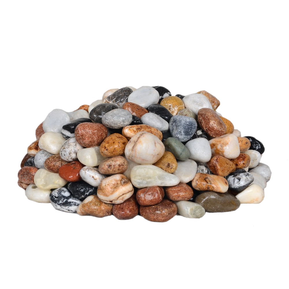 سنگ رودخانه ای رنگی