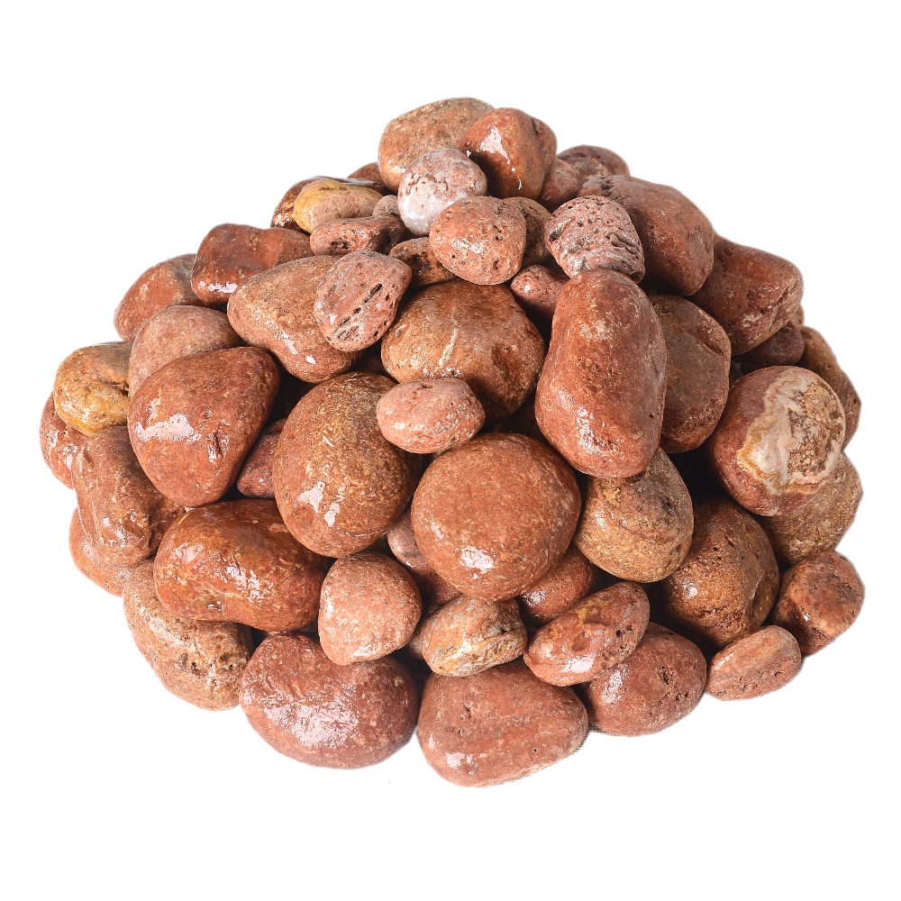 سنگ رودخانه ای تراورتن قرمز