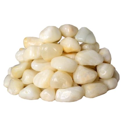 سنگ رودخانه ای مرمر سفید