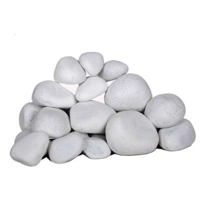 سنگ رودخانه ای مرمریت سفید