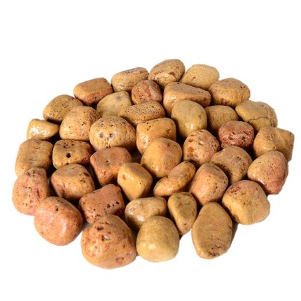 سنگ رودخانه ای تراورتن زرد